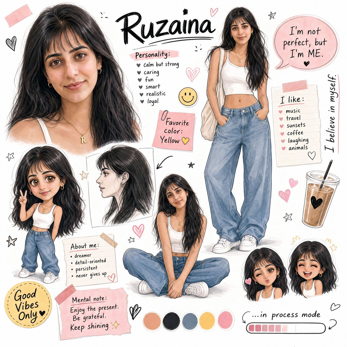 Ruzaina 角色设计图