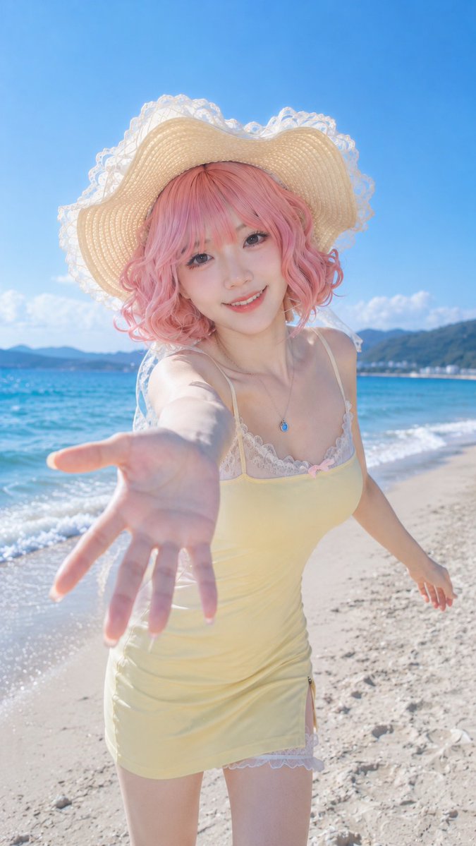 夏季海滩度假人像 3