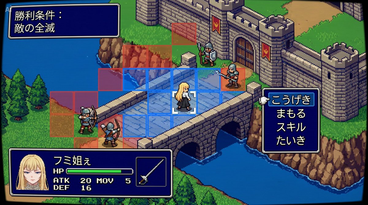 战术模拟 RPG 场景提示词