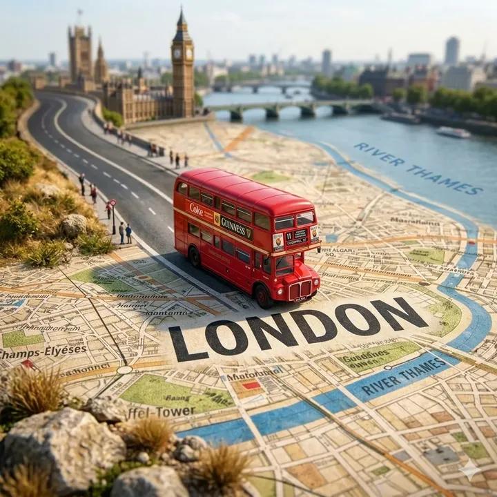 移轴旅行地图微缩模型 4