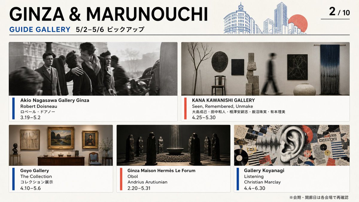 Tokyo Gallery Guide Brochure 2