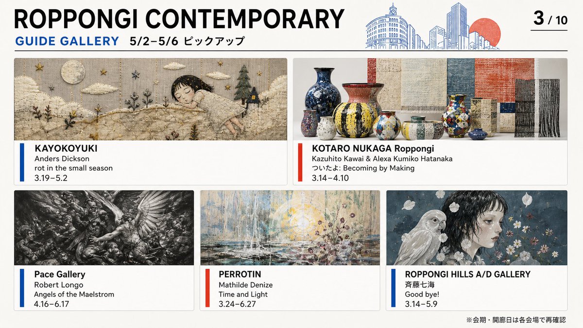 Tokyo Gallery Guide Brochure 3