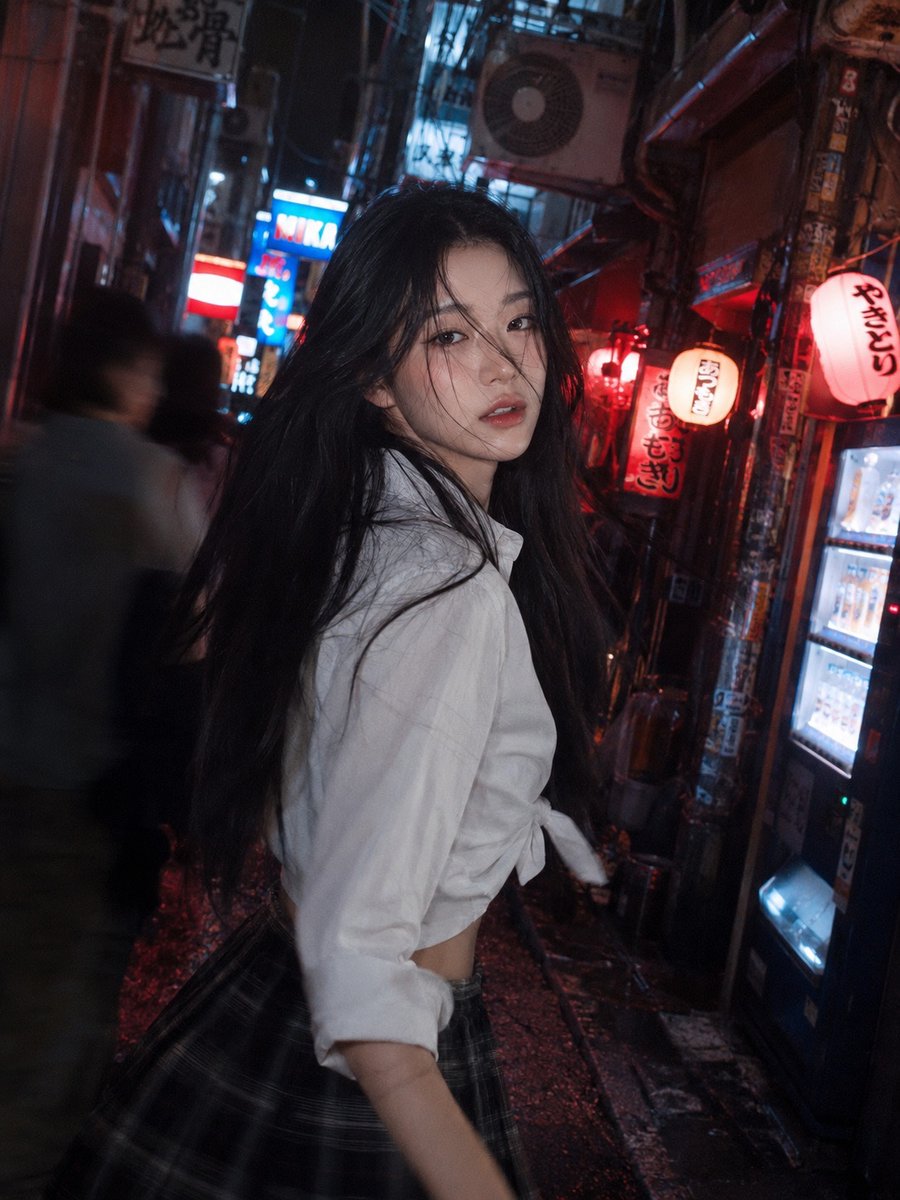 东京后巷霓虹快照