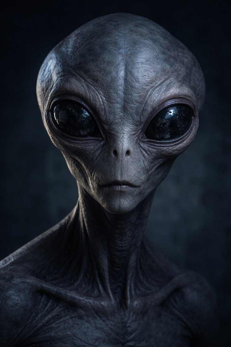 诡异的全身体外星人肖像 2