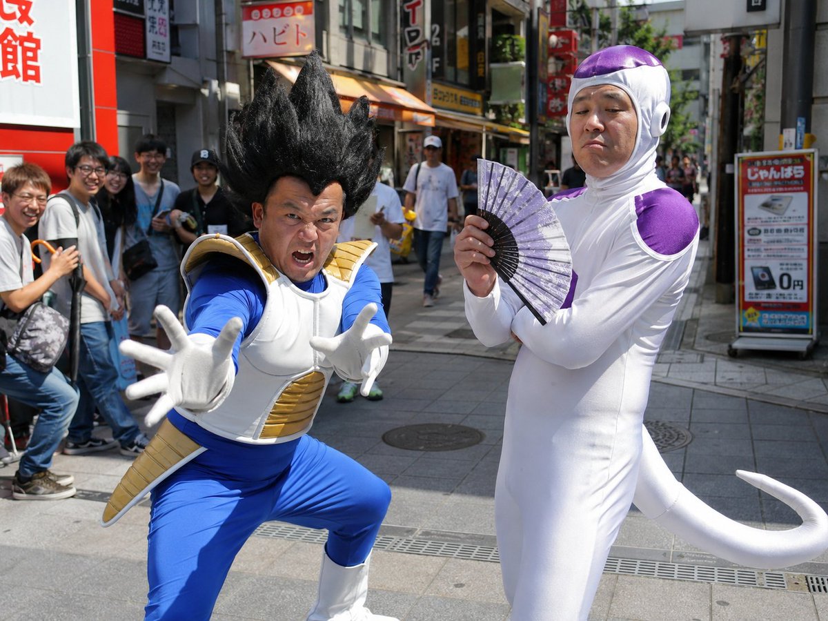 贝吉塔与弗利萨 Cosplay 喜剧 3