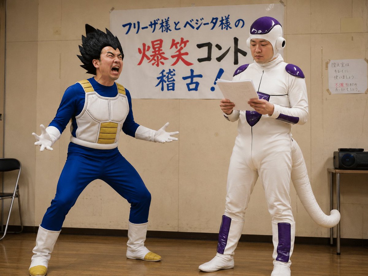 贝吉塔与弗利萨 Cosplay 喜剧 4