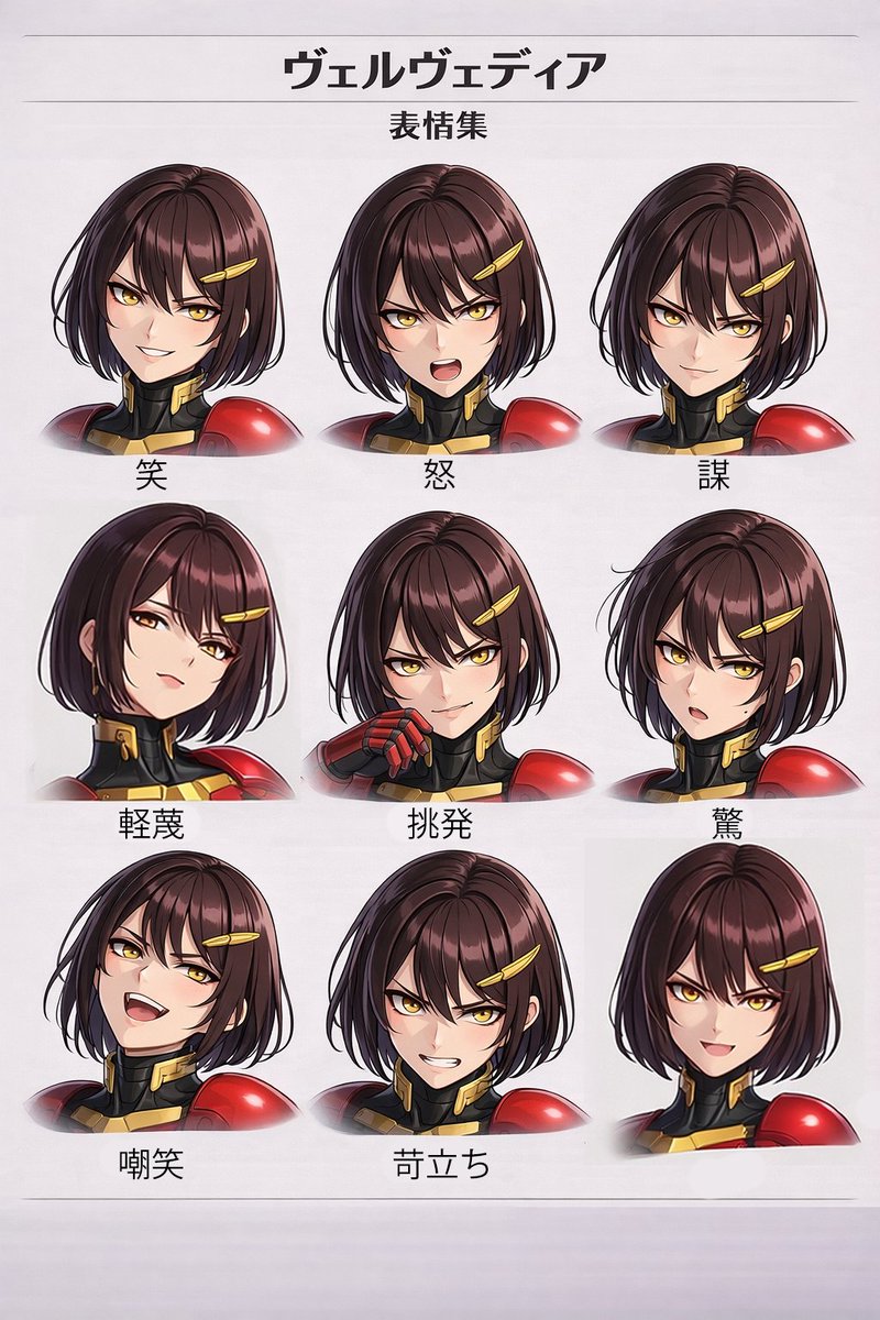 Velvedia 角色参考图提示词 2