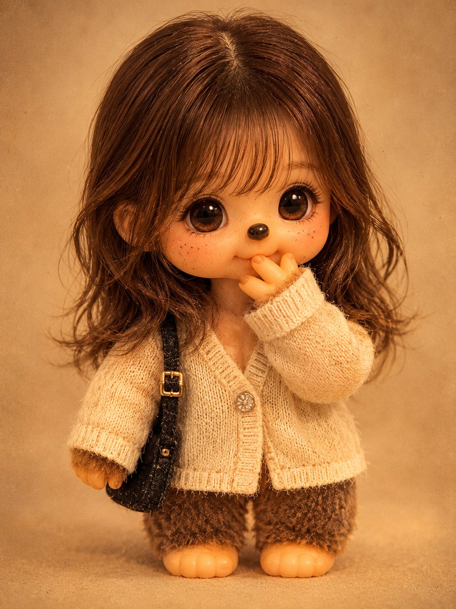 复古 Monchhichi 玩偶转换