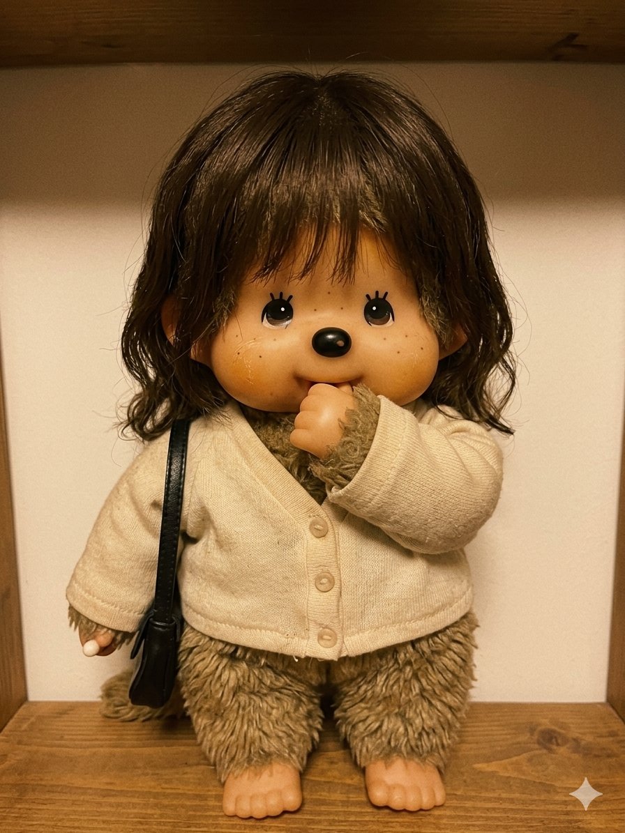 复古 Monchhichi 玩偶转换 2