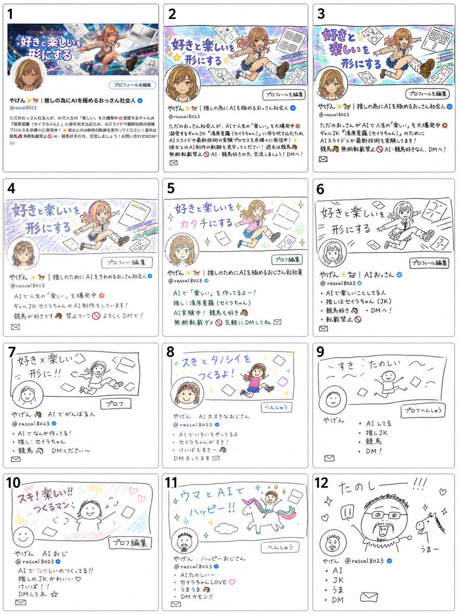 Visual Telephone Game Image Grid 2