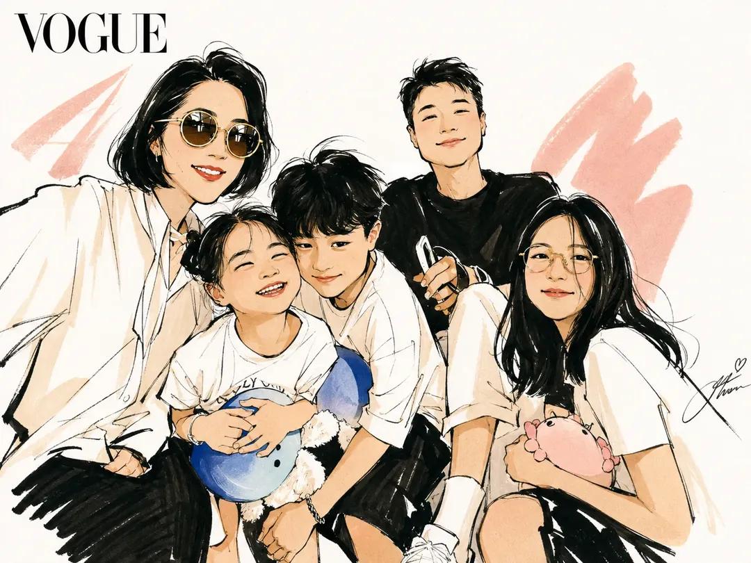 Vogue 风格水彩旅行插画 2