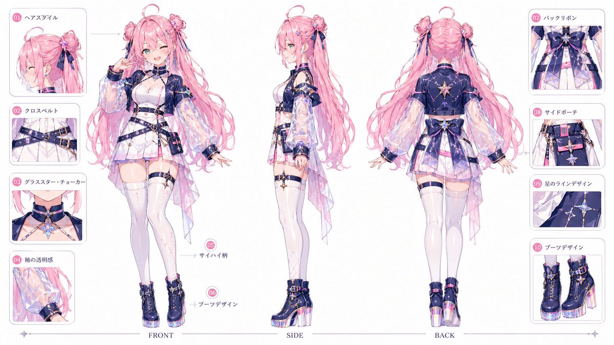 VTuber 角色提示词
