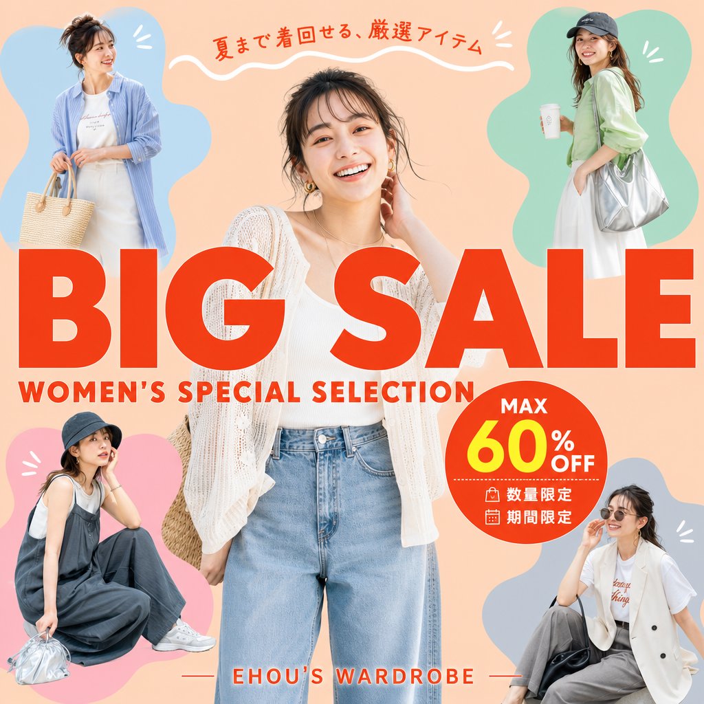 女士夏季大促横幅 2