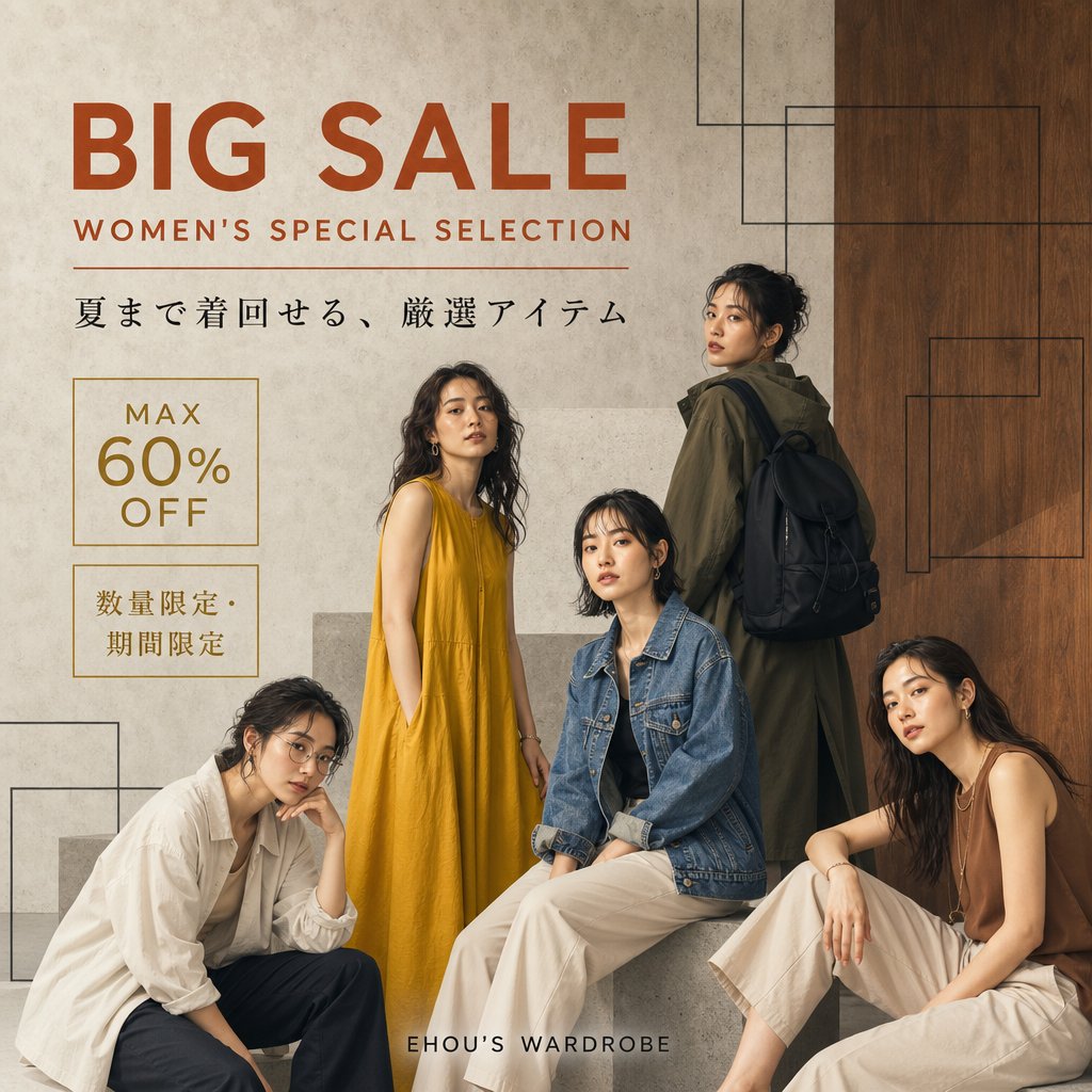女性时尚大促海报 2