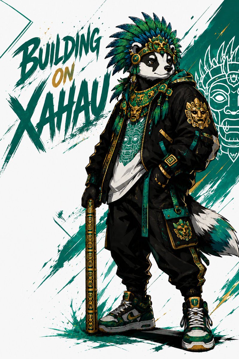 Xahau Panda 街头风海报