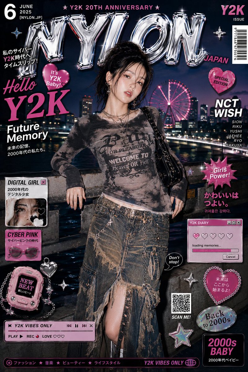 赛博朋克 Y2K 杂志封面 4