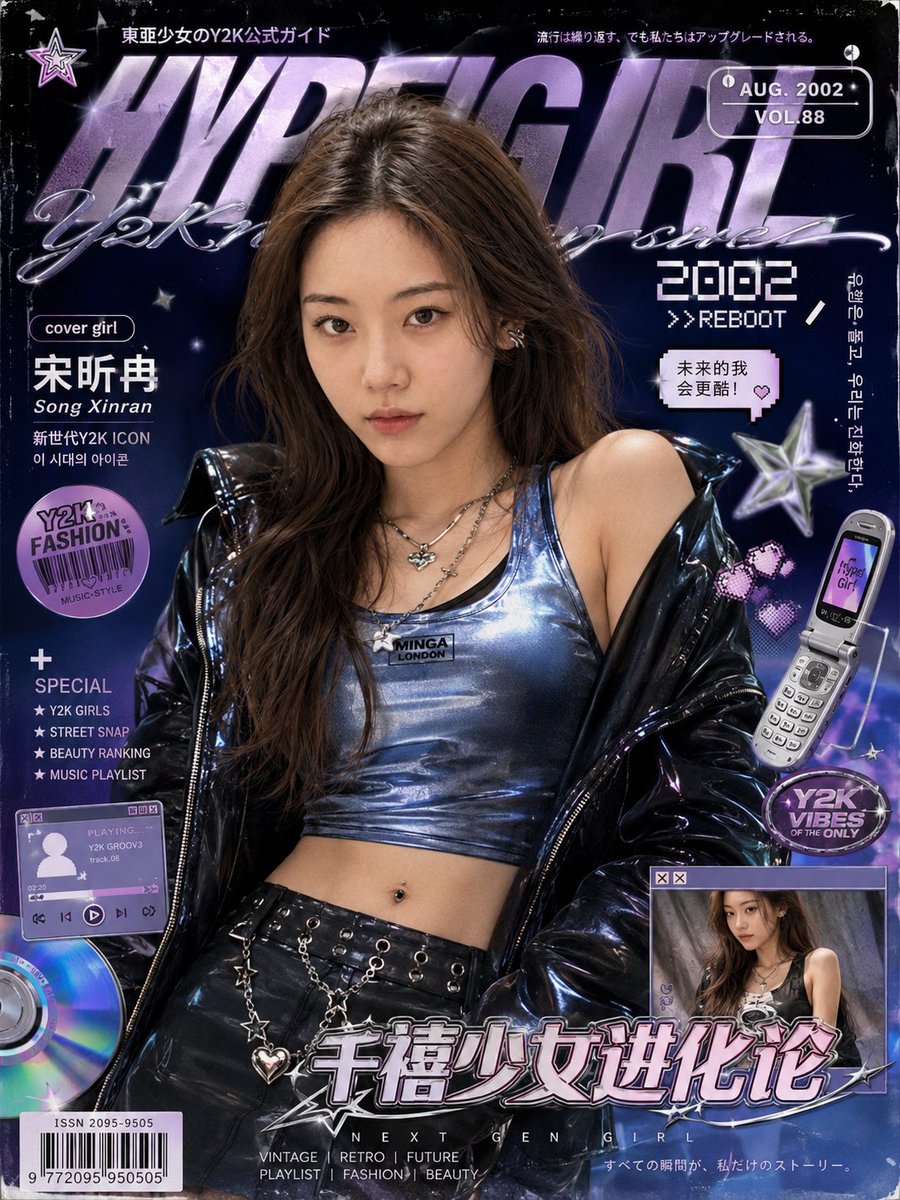 Y2K 时尚杂志封面 2