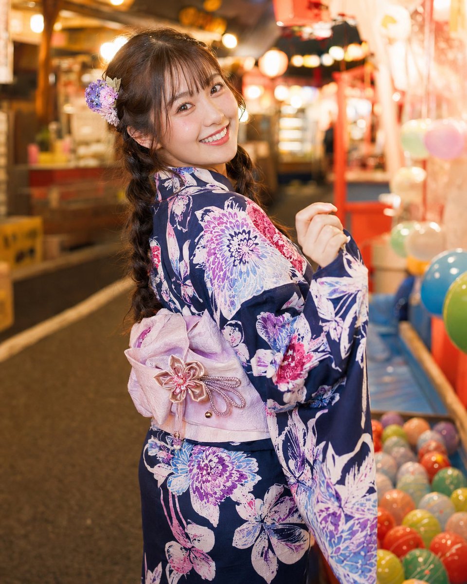 身着浴衣的少女与夜市祭典 3