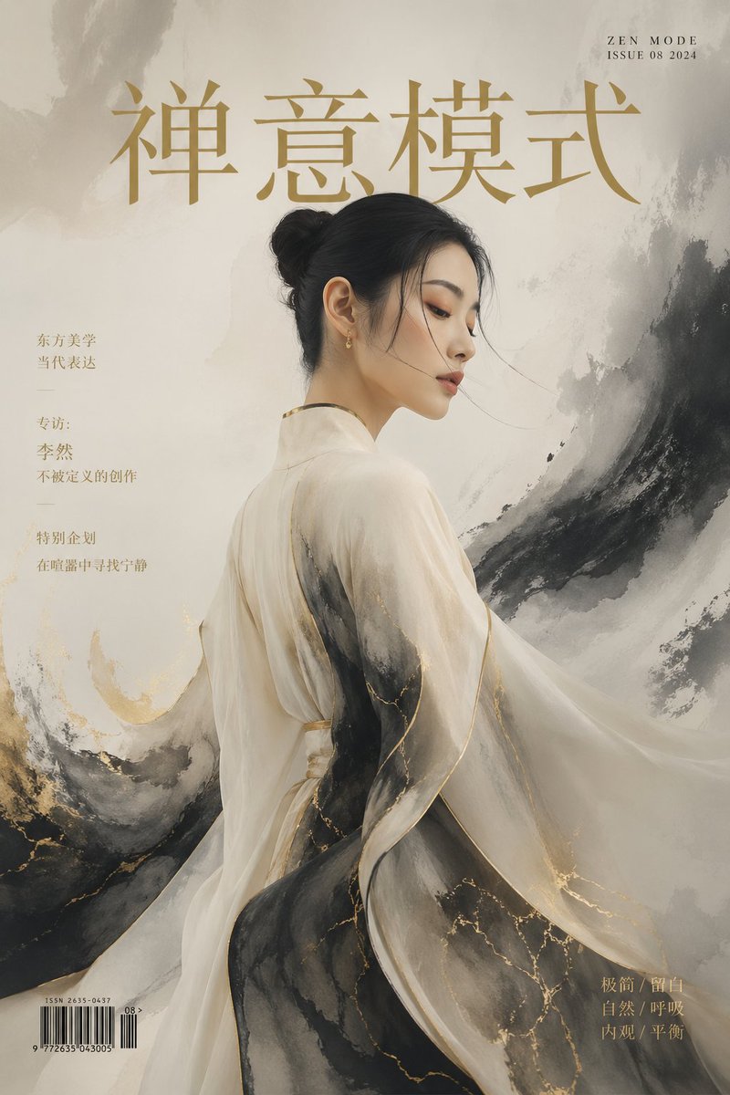 Zen Mode Editorial Magazine Cover 3