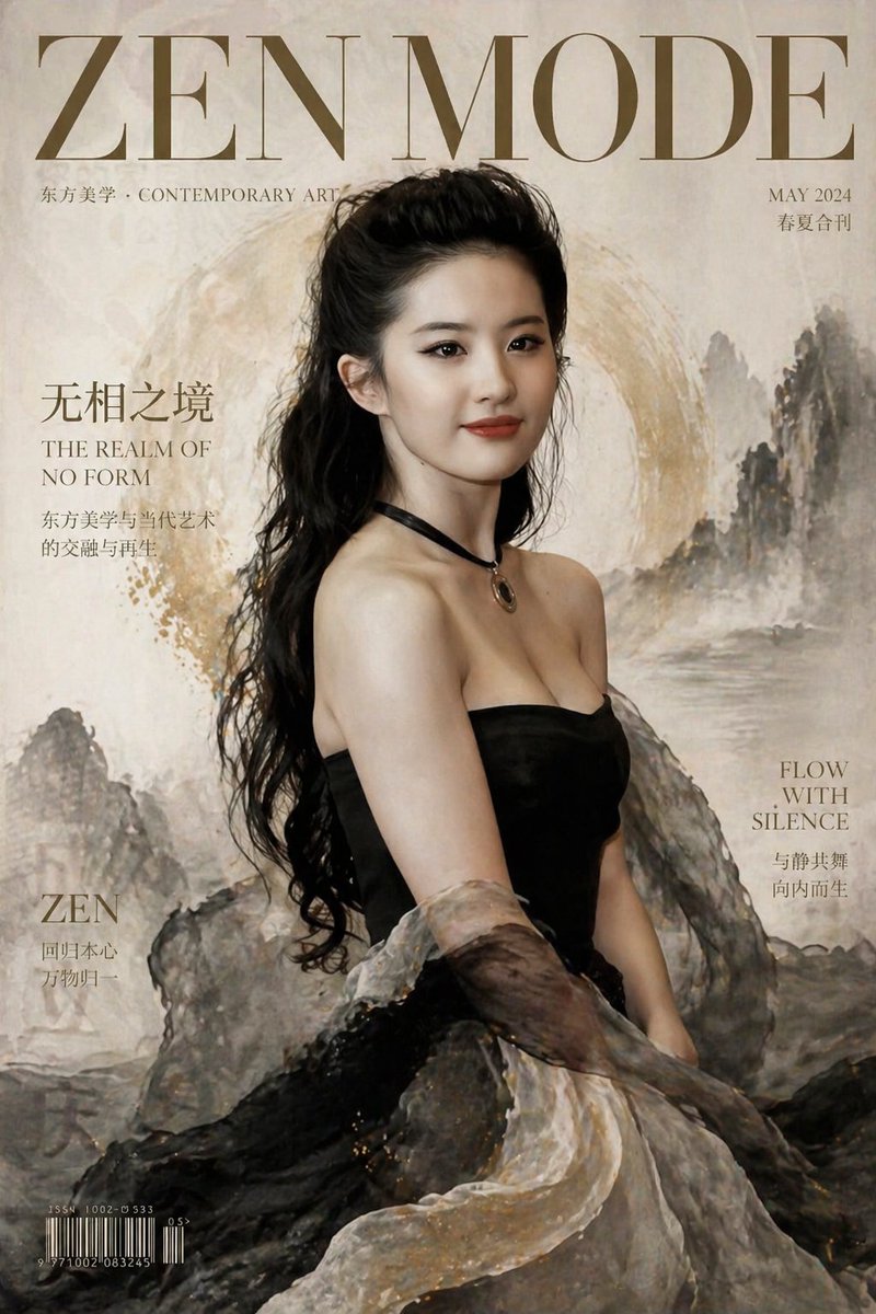 Zen Mode Editorial Magazine Cover 4