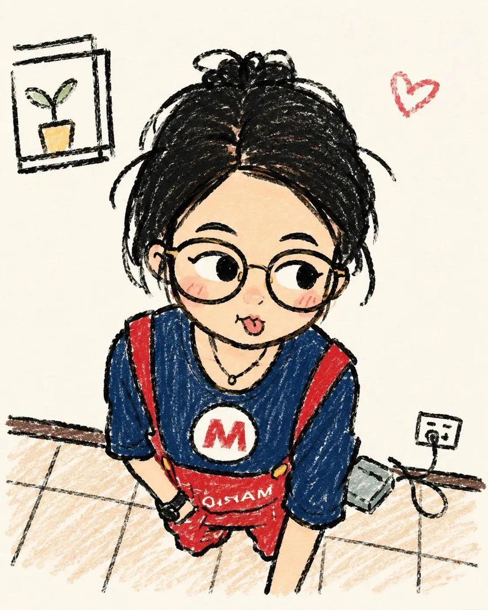 个人资料 / 头像 - Q 版少女速写涂鸦 2