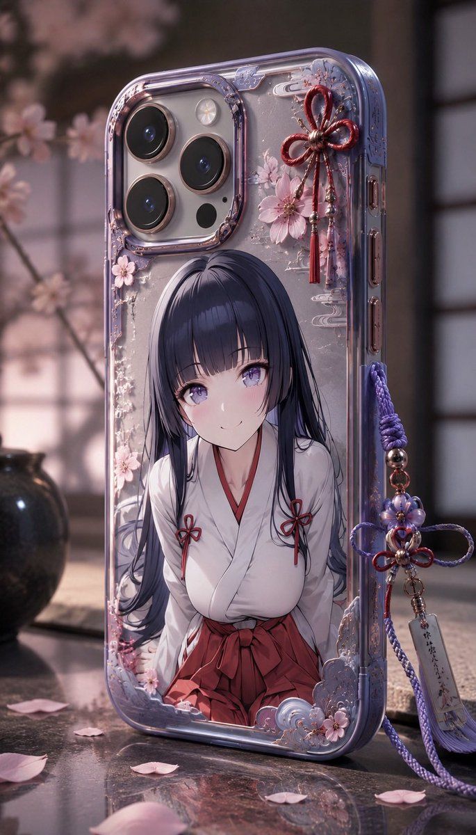 电商主图 - 樱花动漫手机壳产品摄影