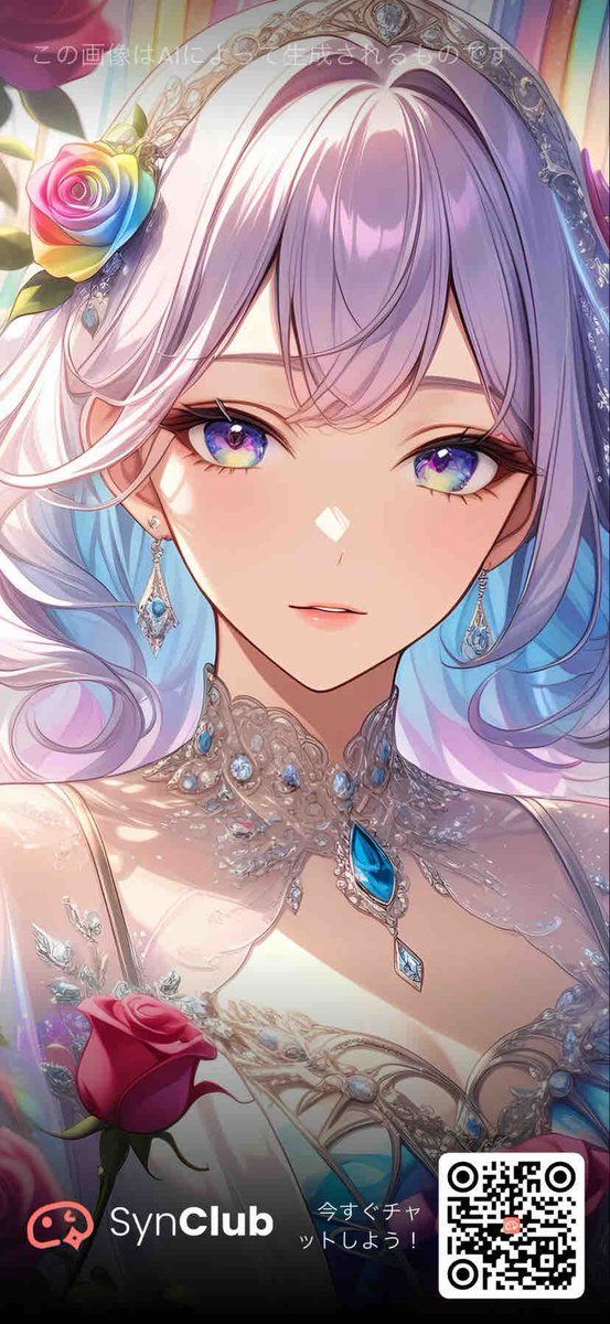 产品营销 - Rose Jewel 动漫应用海报
